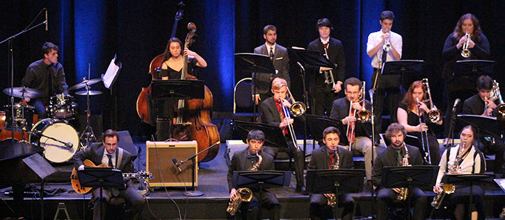 University Jazz Band members