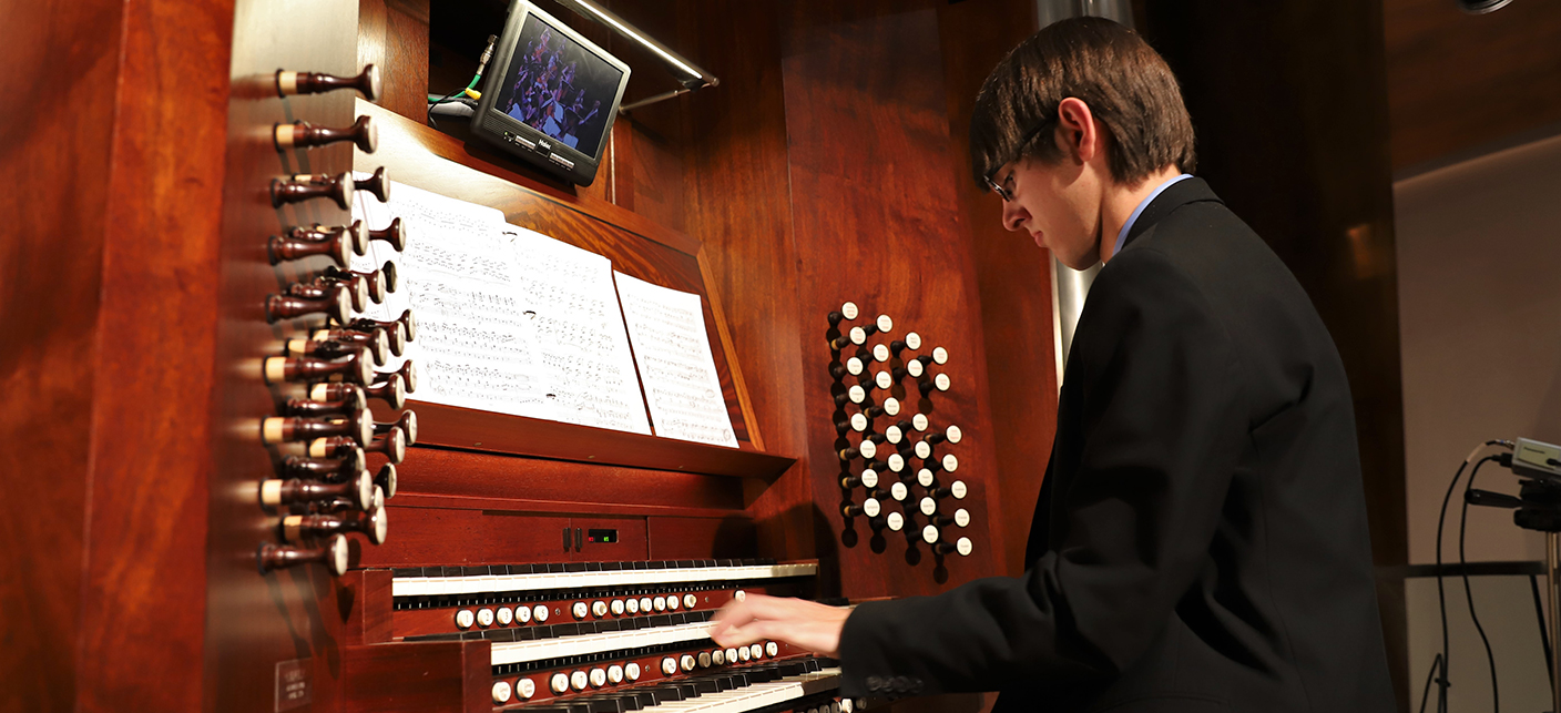 Student organ soloist