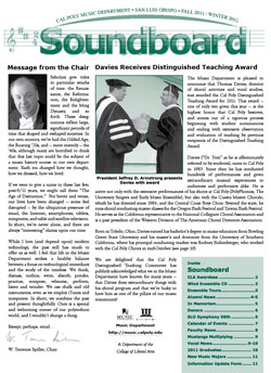 cover of 2011 fall newsletter