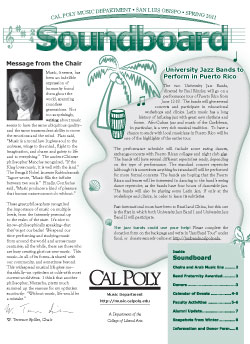 cover of 2011 spring newsletter
